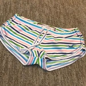NWOT Multicolor striped shorts